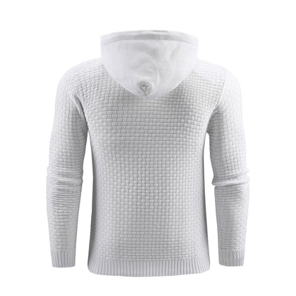 Zipper Leather Hoodies