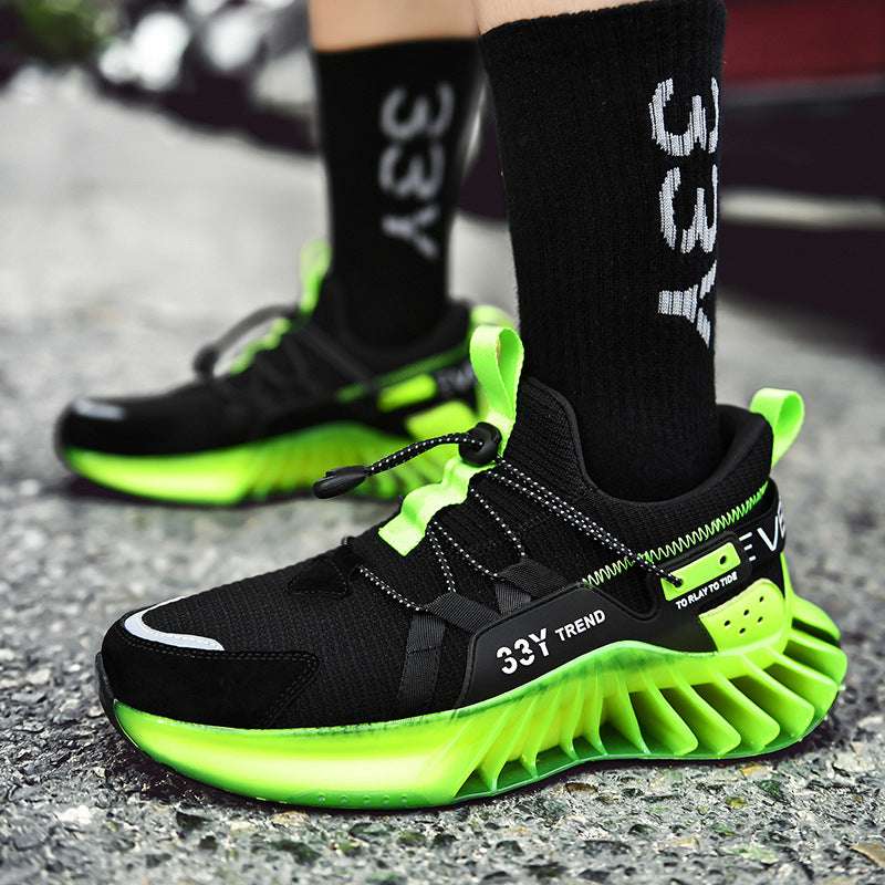 Fluorescent Blade Sneakers