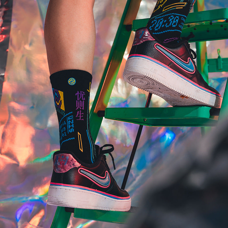 High-top elite professional sports socks