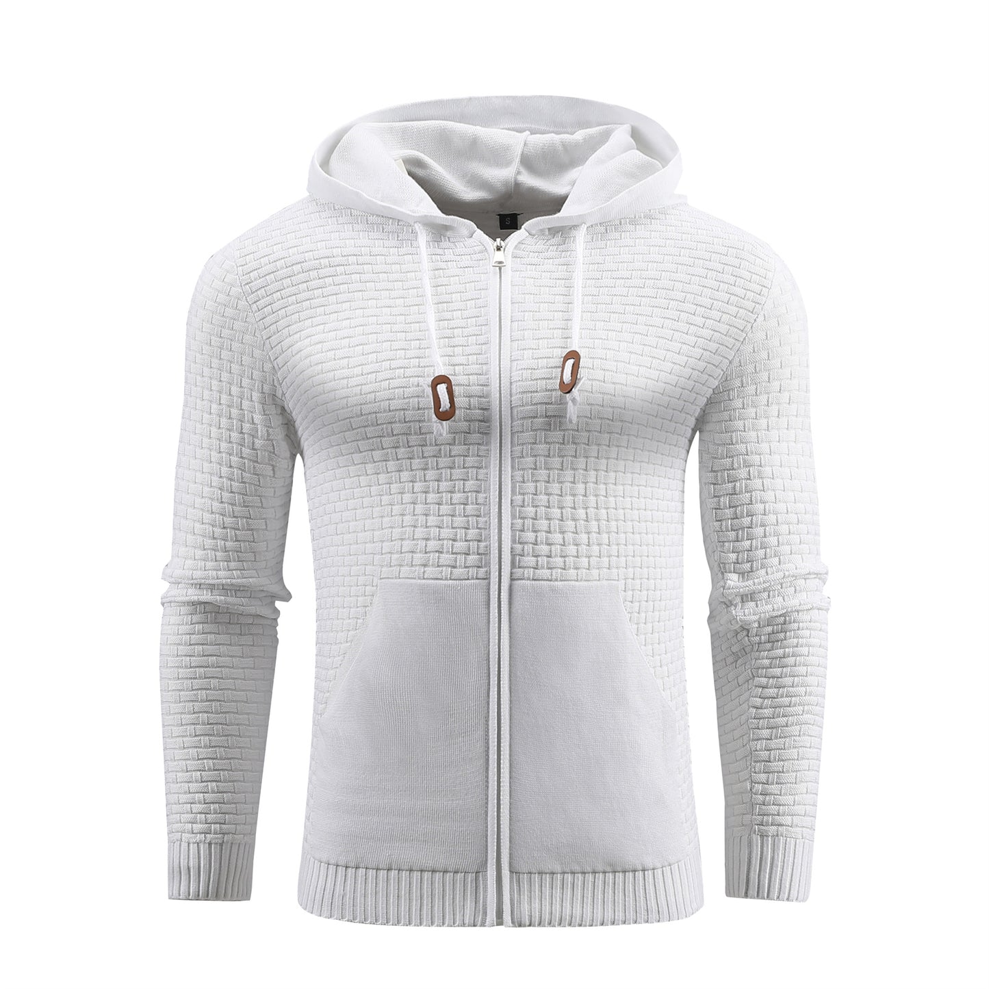 Zipper Leather Hoodies