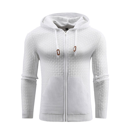 Zipper Leather Hoodies