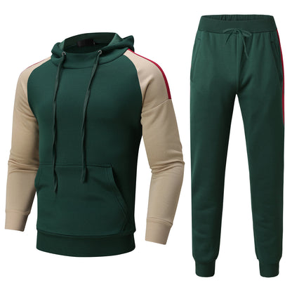 Men's Sport Color-blocked Sweatshirt Sport Casual