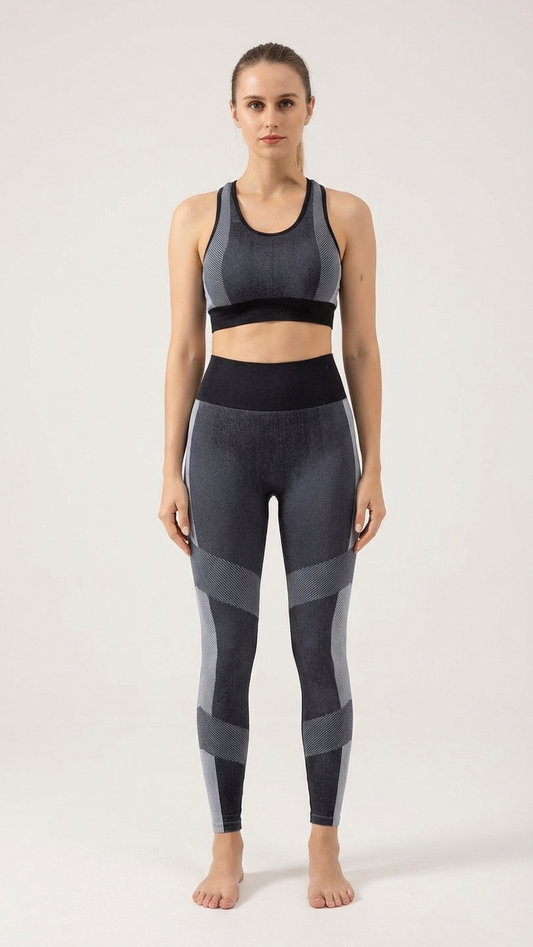Fitness sport seamless yoga set