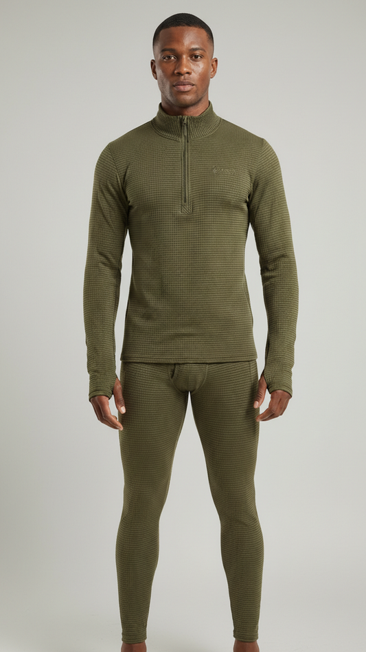 Outdoor Fleece Thermal Fitness Underwear