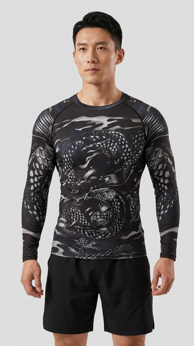 Men's Long Sleeve Compression Training T-shirt