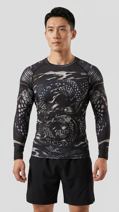 Men's Long Sleeve Compression Training T-shirt